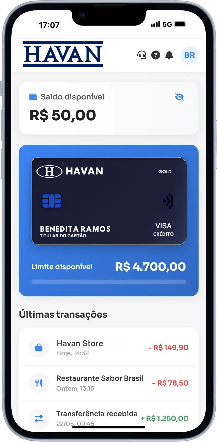 Aplicativo Havan